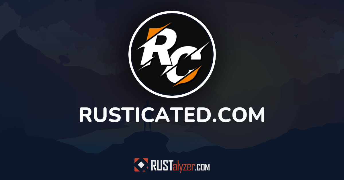 Rusticated Stats Rusticated.com – 18 Rust Servers, Wipe Schedule & Stats | RUSTalyzer